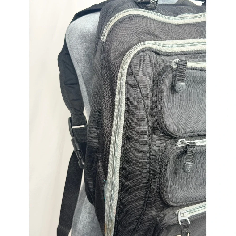 Diaper Dude Dad Diaper Bag Backpack Black Changing Pad Multi Pocket Travel